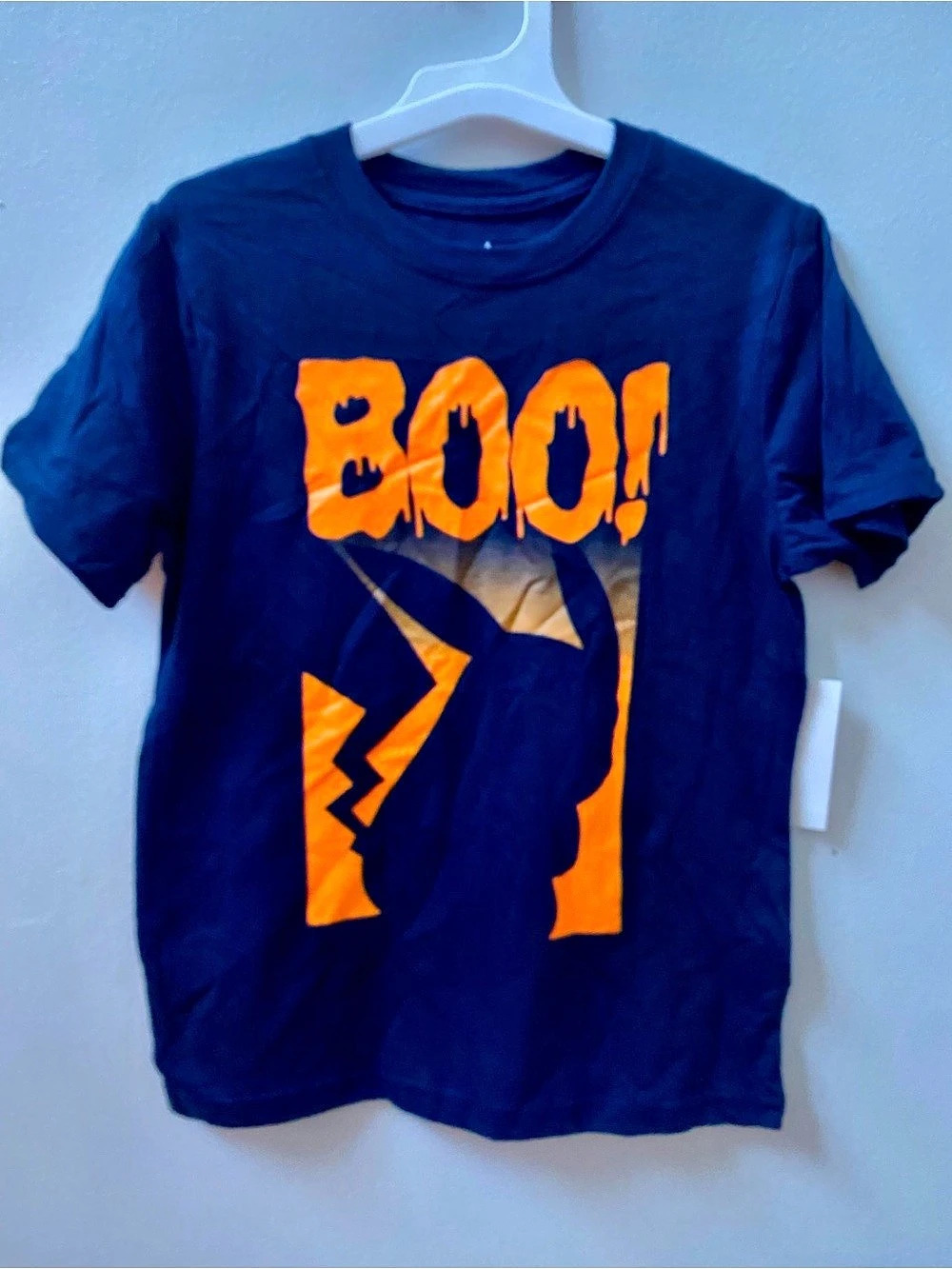 Pokemon Pikachu Halloween BOO Kids Graphic Tee in size XS, S or M